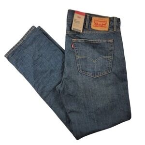 Levis 559 Jeans Mens 38x34 Blue Denim Relaxed Straight American NEW